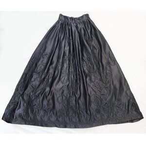 Chetta B Black Maxi Skirt